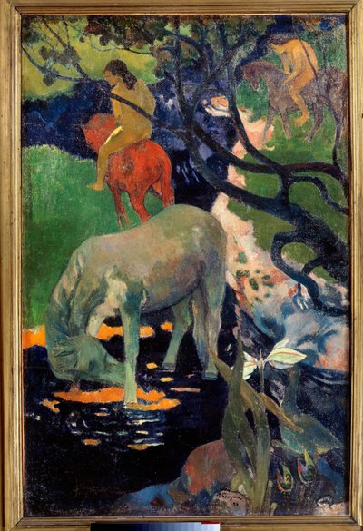 Das weiße Pferd von Paul Gauguin