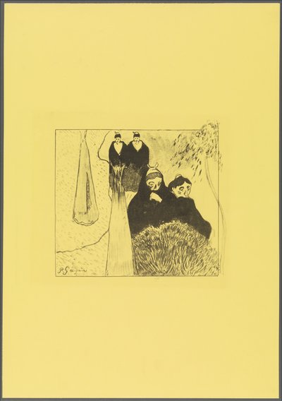 Alte Frauen von Arles, aus der "Volpini Suite: Dessins lithographiques" von Paul Gauguin