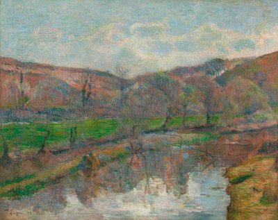 Landschaft in der Bretagne von Paul Gauguin