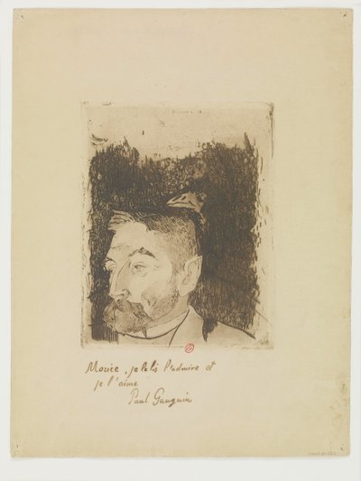 Porträt von Stéphane Mallarmé von Paul Gauguin