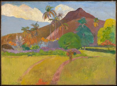 Tahitianische Landschaft von Paul Gauguin