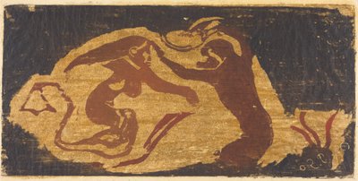 Die Meerjungfrau und der Affe von Paul Gauguin