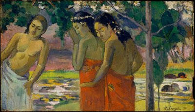 Drei tahitianische Frauen von Paul Gauguin