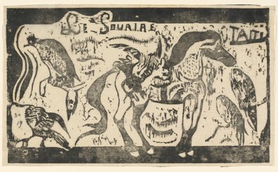 Titelblatt für "Le Sourire" von Paul Gauguin