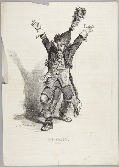 #1 der Serie: "Souvenirs Du Bal Chicard" von Paul Gavarni