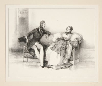 Plauderei von Paul Gavarni