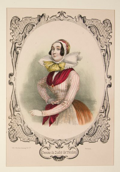 Frau aus dem Herzogtum Wenden von Paul Gavarni