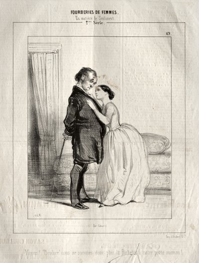 Weibliche List: In Sachen Gefühl von Paul Gavarni