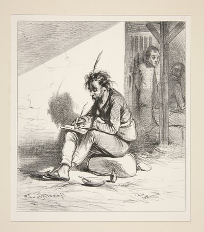 Ich, unterzeichneter König der Batignolles, Prinz von Clichy,... von Paul Gavarni