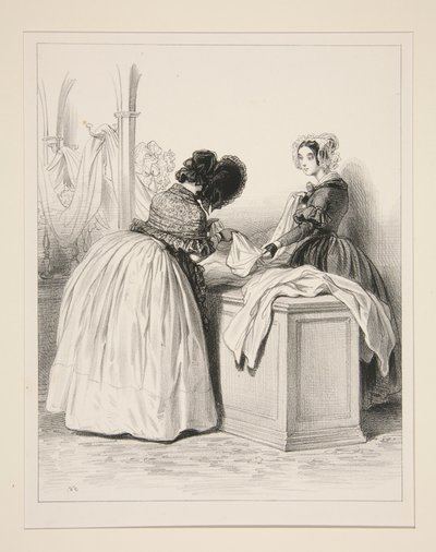 LINGERE. von Paul Gavarni