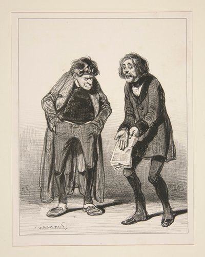 Wohin gehen wir, wohin gehen wir, Herr Boquet, ich frage Sie? von Paul Gavarni