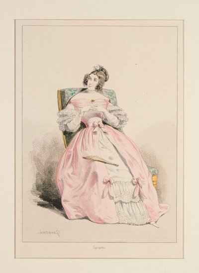 Abendtoilette von Paul Gavarni