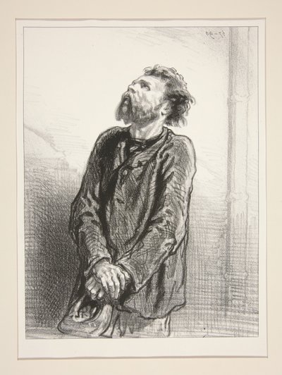 Ein unverstandener Tenor von Paul Gavarni