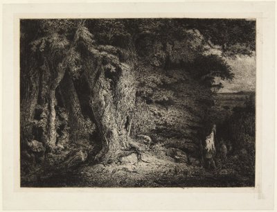 Eingang zum Wald oder Das Dickicht von Paul Huet