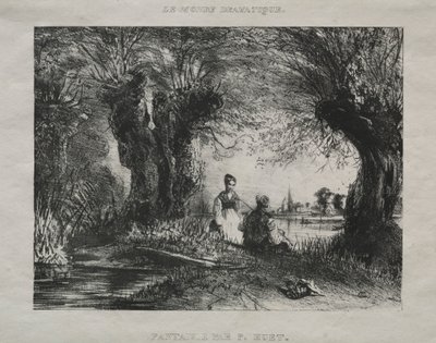 Fantasie, 1836 von Paul Huet