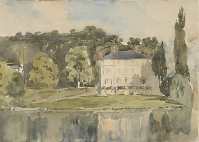Ansicht des Schlosses in Folembray, ca. 1831 von Paul Huet