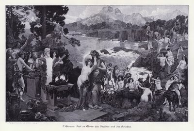Fest zu Ehren von Bacchus und Ariadne von Paul Jean Gervais