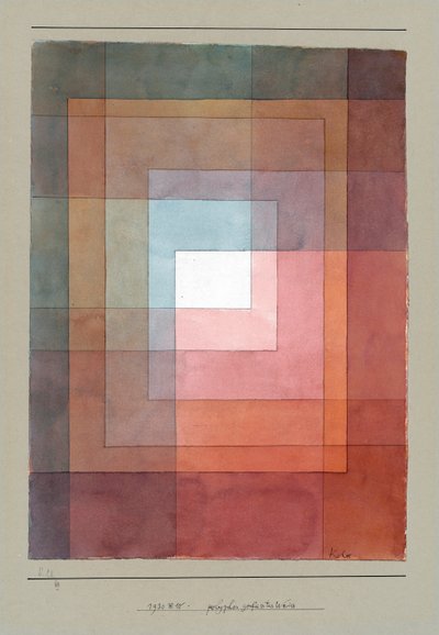 Polyphon gefasstes Weiß von Paul Klee