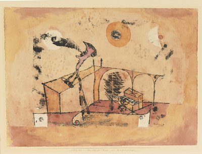 Der heroische Tenor als Konzertsänger, 1922 von Paul Klee