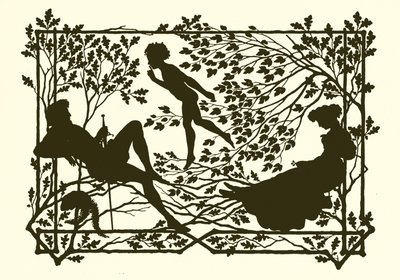Ein Sommernachtstraum, Silhouette von Paul Konewka