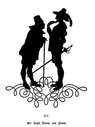 Sir Hugh Evans und Pistol von Paul Konewka
