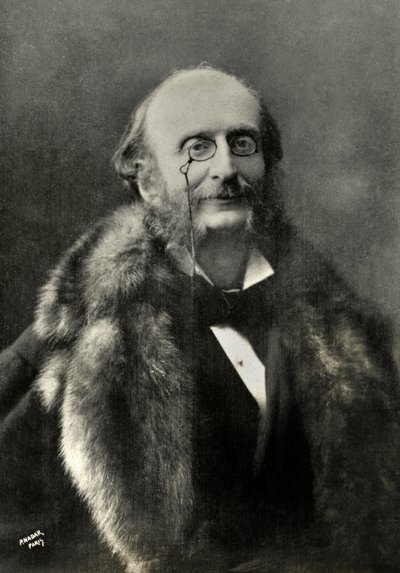 Porträt von Jacques Offenbach von Paul Nadar