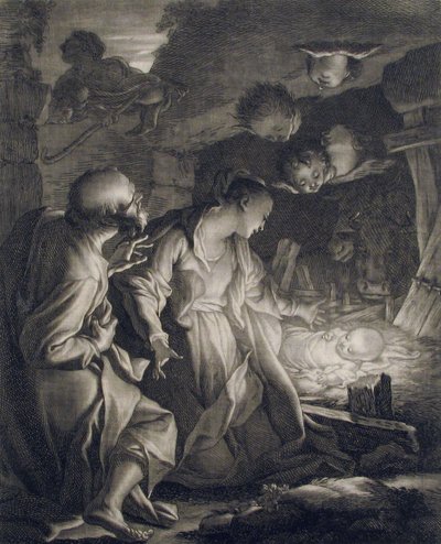 Geburt Christi, 1727 von Paul Ponce Antoine Robert