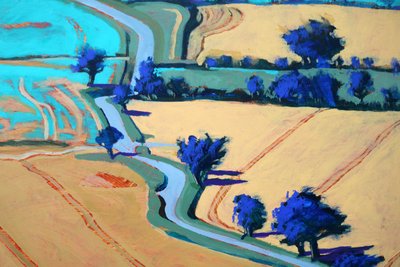 Ländlicher Weg #1, 2022 von Paul Powis