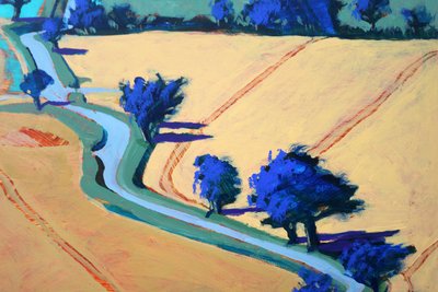 Ländlicher Weg #2, 2022 von Paul Powis