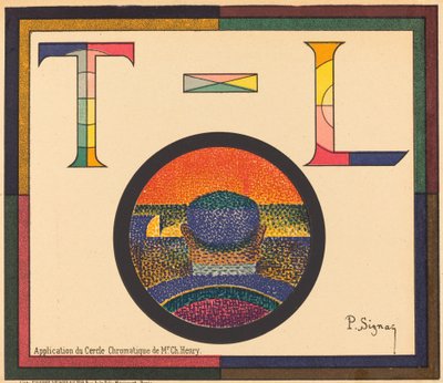 Anwendung des Farbkreises von Herrn Ch. Henry von Paul Signac