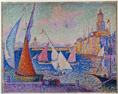 Der Kai. St. Tropez von Paul Signac