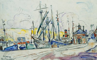 Der Hafen von Fecamp, 1930 von Paul Signac