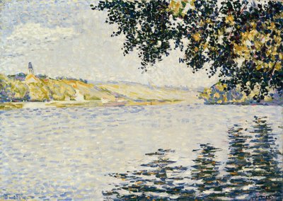 Ansicht der Seine bei Herblay von Paul Signac
