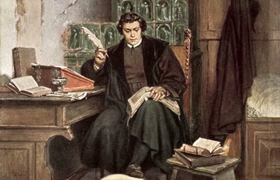 Martin Luther, Mai 1521 bis März 1522 von Friedrich Paul Thumann