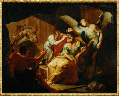 Der alte Tobit geheilt von Paul Troger