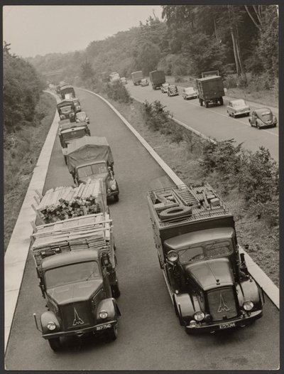 Autobahn im Ruhrgebiet von Paul Wolff