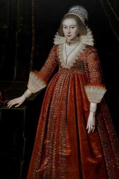 Königin Elisabeth von Böhmen "Die Winterkönigin" (1596-1662) von Paul van Somer