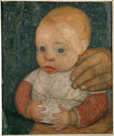 Baby und Hand der Mutter von Paula Modersohn-Becker