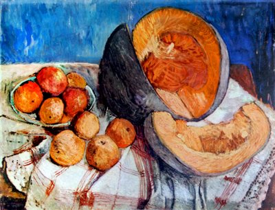 Stillleben mit Melone von Paula Modersohn-Becker