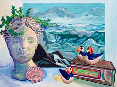 Ekletisches Ozean Stillleben von Pauline Wegman | Key and Sea Creative