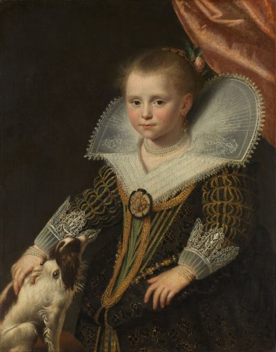 Porträt eines Mädchens von Paulus Moreelse