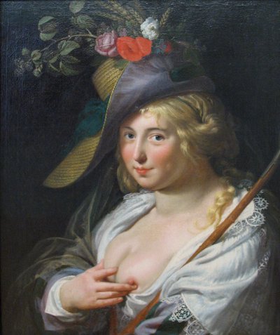 Die blonde Schäferin von Paulus Moreelse