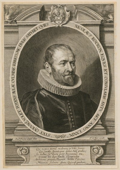 Porträt von Nicolaus Rockox, Bürgermeister von Antwerpen von Paulus Pontius