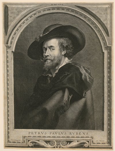 Porträt von Peter Paul Rubens von Paulus Pontius