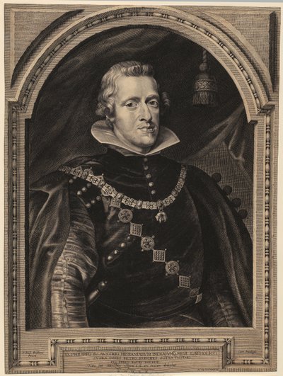 Porträt von Philipp IV., König von Spanien von Paulus Pontius
