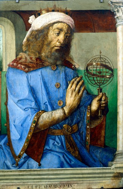 Ptolemäus, alexandrinischer griechischer Astronom und Geograph, spätes 15. Jahrhundert von Pedro Berruguete