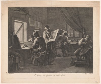 Werkstatt eines Druckers von Pellegrino dal Colle