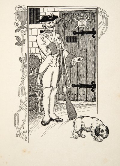 Das gebrochene Herz, aus Hundert Anekdoten über Tiere, veröffentlicht 1924 von Percy J. Billingshurst