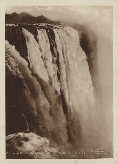 Victoriafälle, Der Hauptfall von Cataract Island von Percy M. Clark