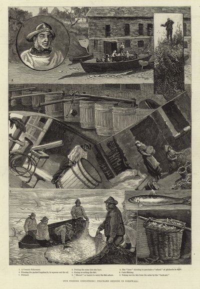 Unsere Fischereiindustrie: Pilchard-Seining in Cornwall von Percy Robert Craft